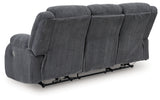 Observation Steel Power Reclining Sofa with Drop Down Table from Ashley - Luna Furniture