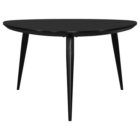 Odessa Black 3-Piece Triangular Coffee and End Table Set from Coaster - Luna Furniture