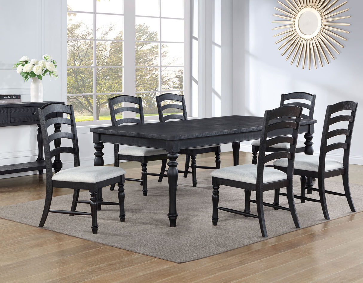 Odessa Black Dining Room Set from Steve Silver - Luna Furniture