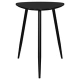 Odessa Black Triangular Solid Wood End Table from Coaster - Luna Furniture