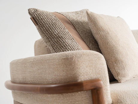 Odin Convertible 4 Seater Sofa in Cream from Furnia - Luna Furniture