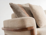Odin 4-pieces (4 Seater Sofa & 3 Seater Sofa & 2 Chair) Livingroom Set in Cream from Furnia - Luna Furniture