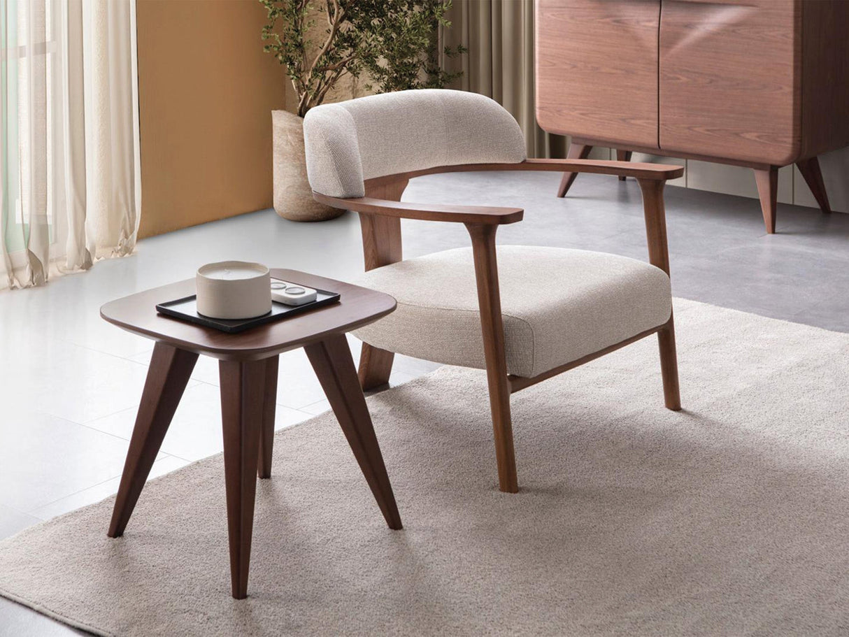Odin 4-pieces (4 Seater Sofa & 3 Seater Sofa & 2 Chair) Livingroom Set in Cream from Furnia - Luna Furniture