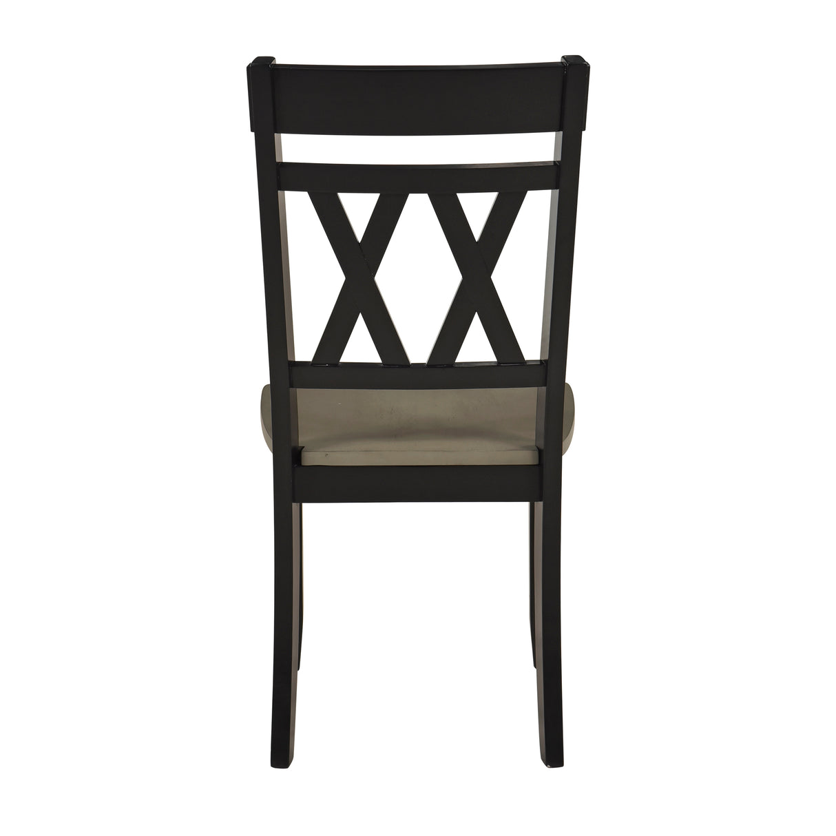 Ogden Graywash/Antique White/Black 5-Piece 48" Round Dining Room Set from Homelegance - Luna Furniture