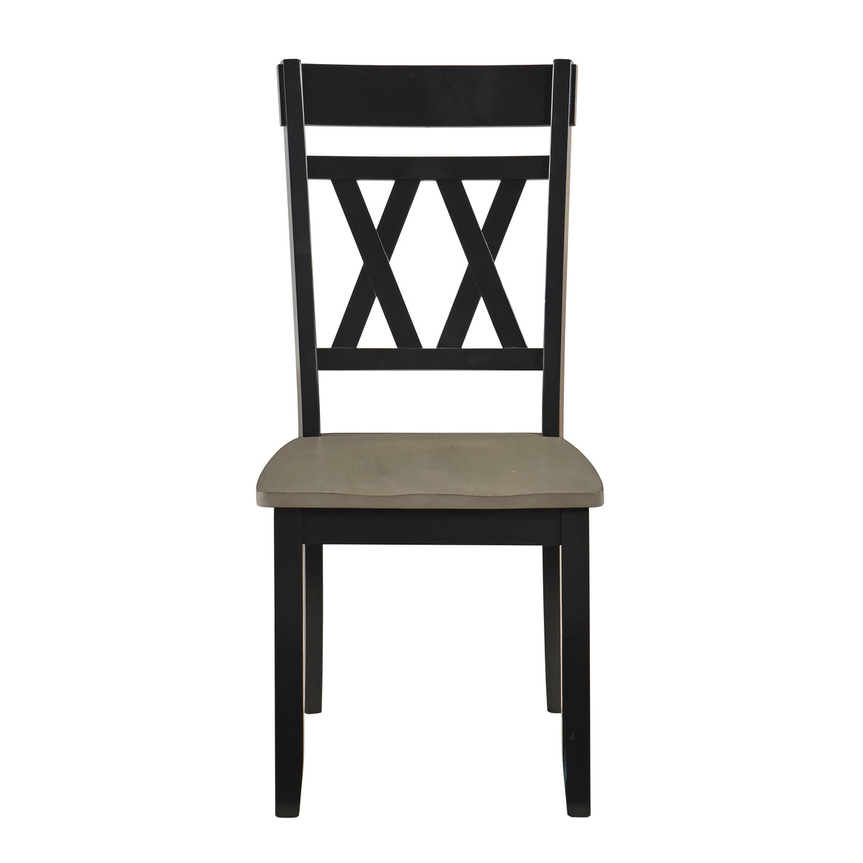 Ogden Black Double X-Back Side Chair, Set of 2 from Homelegance - Luna Furniture
