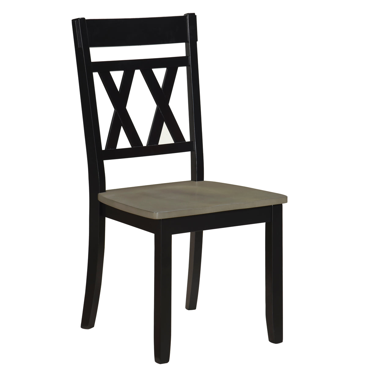 Ogden Black Double X-Back Side Chair, Set of 2 from Homelegance - Luna Furniture