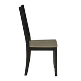 Ogden Black Double X-Back Side Chair, Set of 2 from Homelegance - Luna Furniture