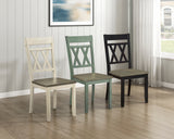 Ogden Black Double X-Back Side Chair, Set of 2 from Homelegance - Luna Furniture