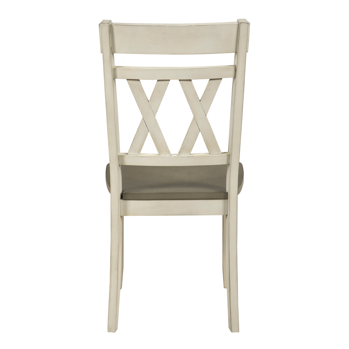 Ogden Graywash/Antique White 5-Piece 48" Round Dining Room Set from Homelegance - Luna Furniture