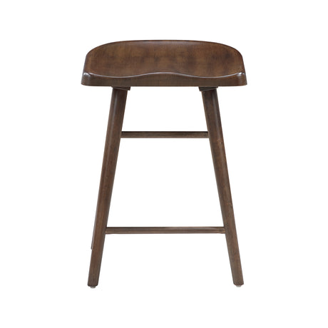 Oliver Brown Counter Height Stool, Set of 2 from Homelegance - Luna Furniture