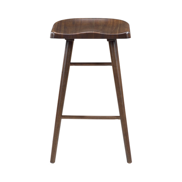 Oliver Brown Pub Height Stool, Set of 2