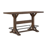 Oliver Brown Pub Height Table from Homelegance - Luna Furniture