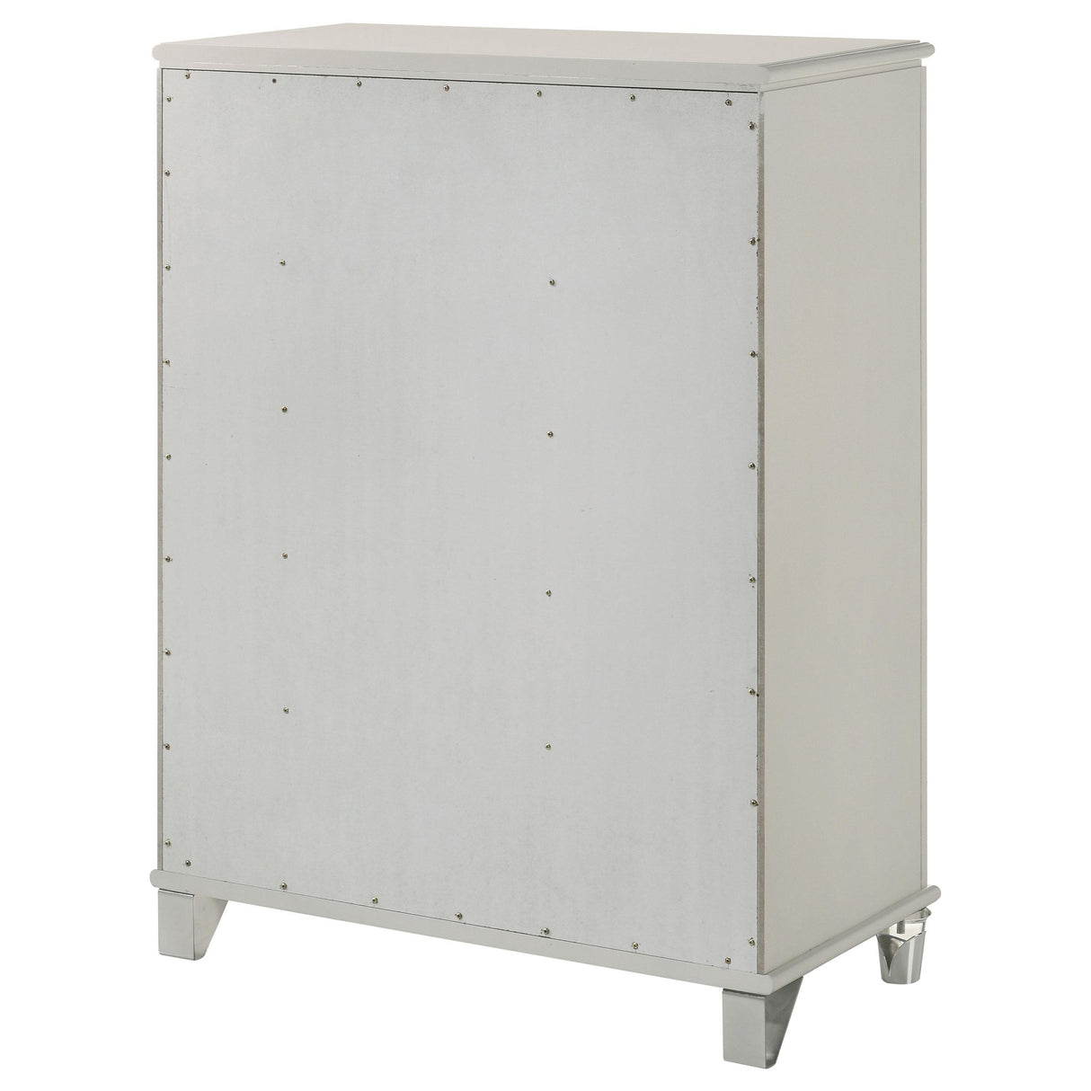 Olivia Pearl White 5-Drawer Bedroom Chest from Coaster - Luna Furniture