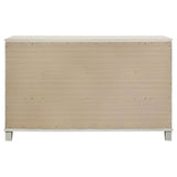 Olivia Pearl White 6-Drawer Dresser from Coaster - Luna Furniture