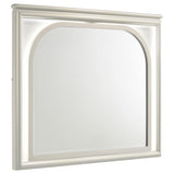 Olivia Pearl White LED Dresser Mirror (Mirror Only) from Coaster - Luna Furniture