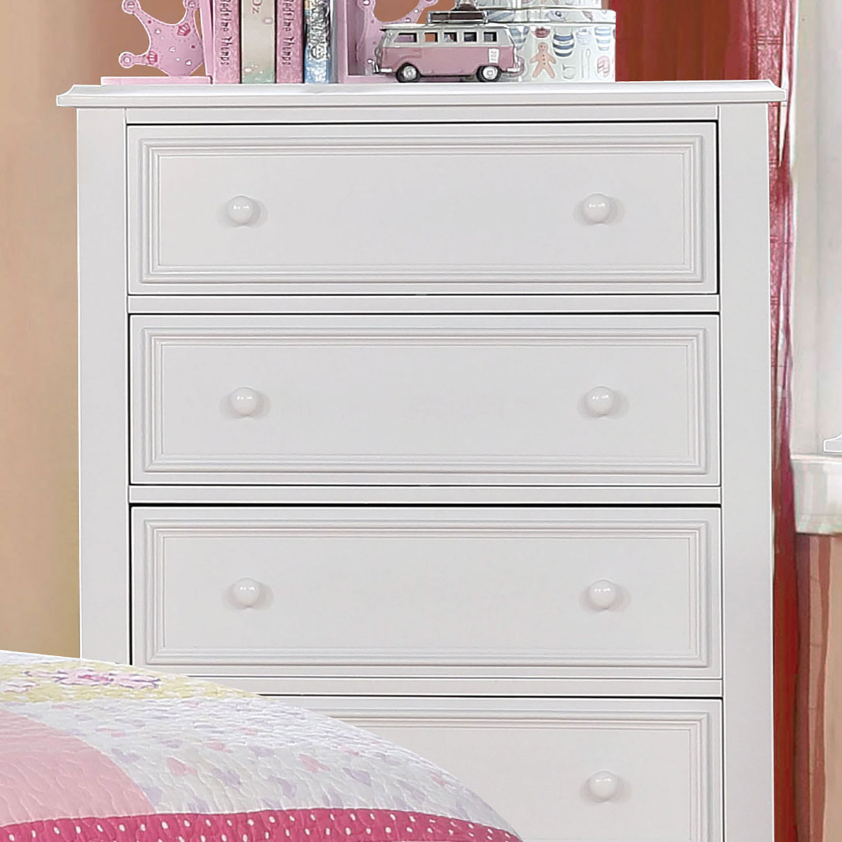 Olivia White Chest from Furniture of America - Luna Furniture