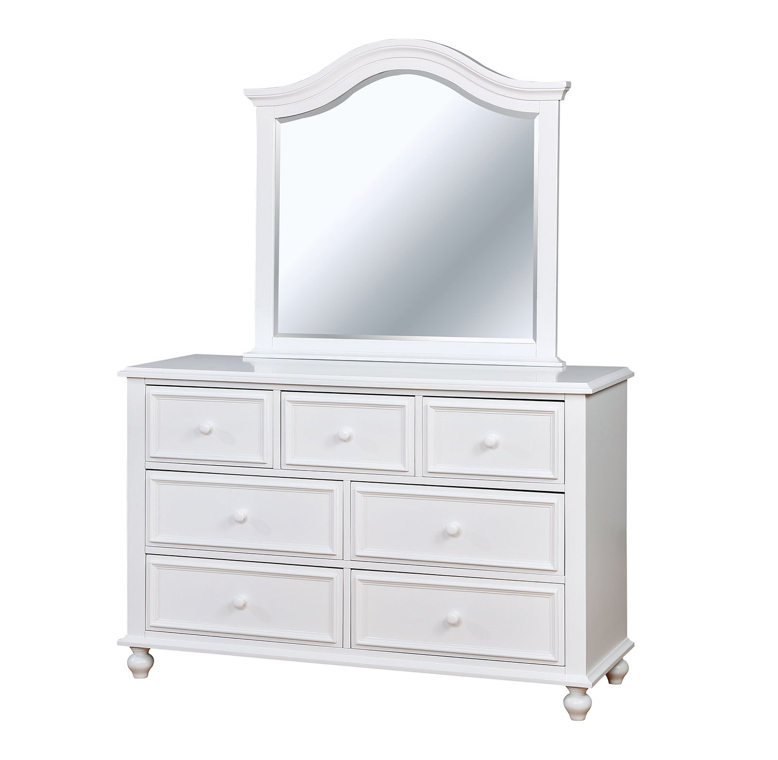 Furniture of America Olivia White Dresser – Luna Furniture