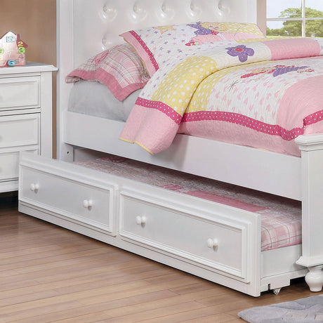 Olivia White Full Bed from Furniture of America - Luna Furniture