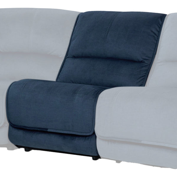 Olsen Armless Chair, Indigo