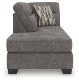 Olten Graphite Left-Arm Facing Corner Chaise from Ashley - Luna Furniture
