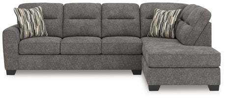 Olten Graphite Left-Arm Facing Sofa from Ashley - Luna Furniture