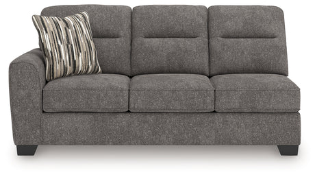 Olten Graphite Left-Arm Facing Sofa from Ashley - Luna Furniture