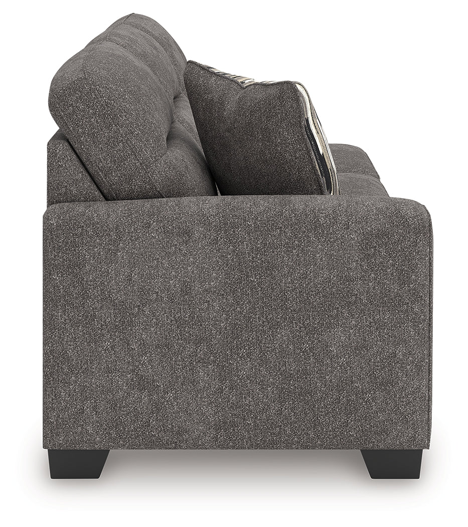 Olten Graphite Left-Arm Facing Sofa from Ashley - Luna Furniture