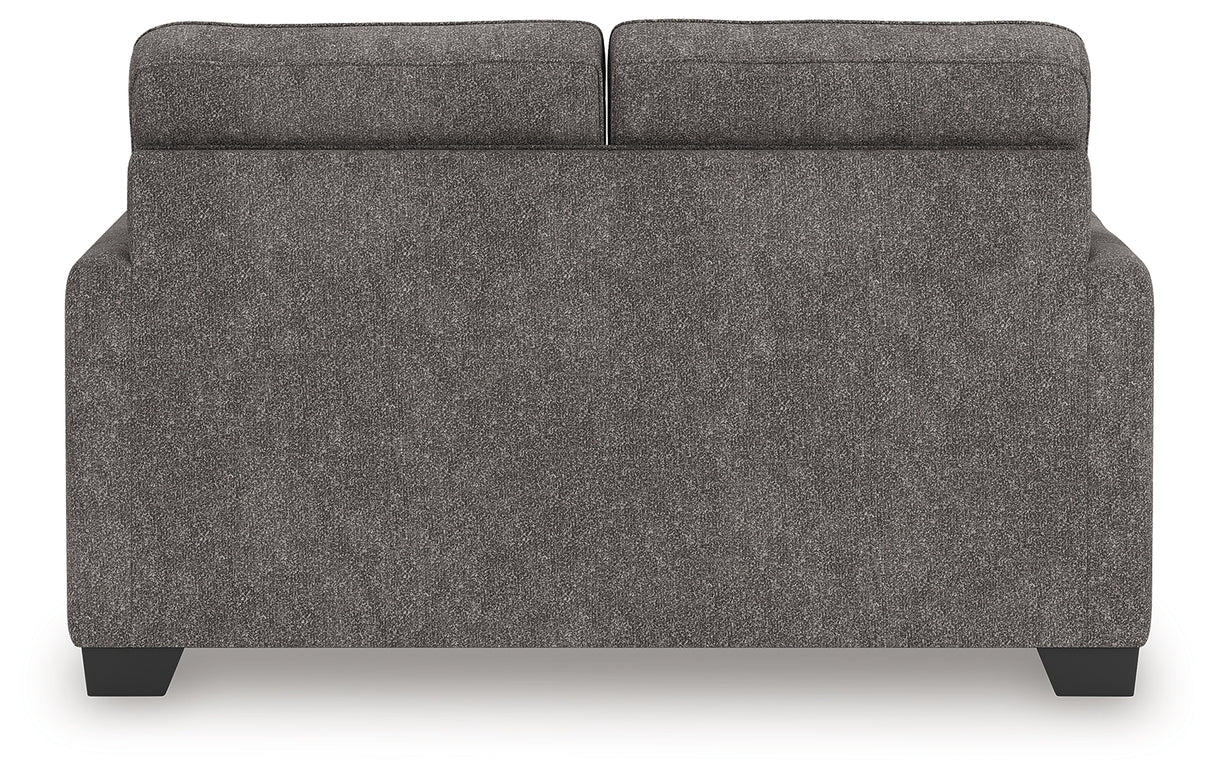 Olten Graphite Loveseat from Ashley - Luna Furniture