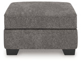 Olten Graphite Ottoman from Ashley - Luna Furniture
