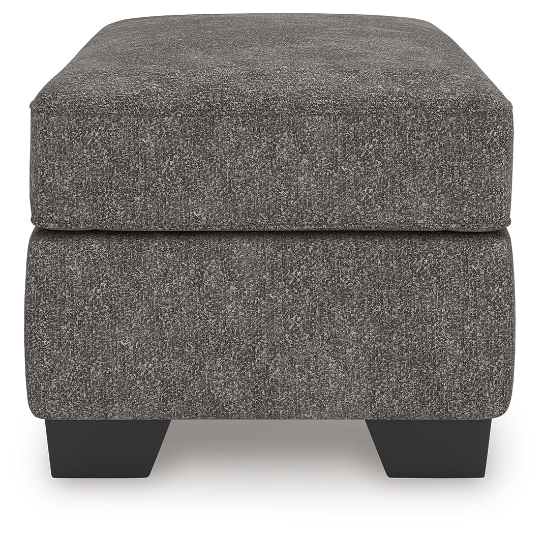 Olten Graphite Ottoman from Ashley - Luna Furniture