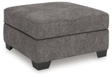 Olten Graphite Oversized Accent Ottoman from Ashley - Luna Furniture