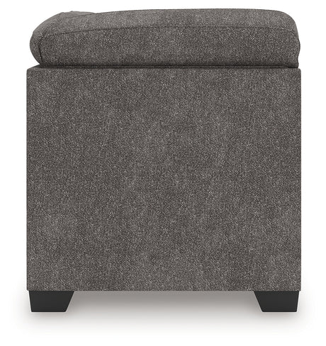 Olten Graphite Right-Arm Facing Corner Chaise from Ashley - Luna Furniture