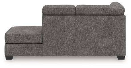 Olten Graphite Right-Arm Facing Corner Chaise from Ashley - Luna Furniture