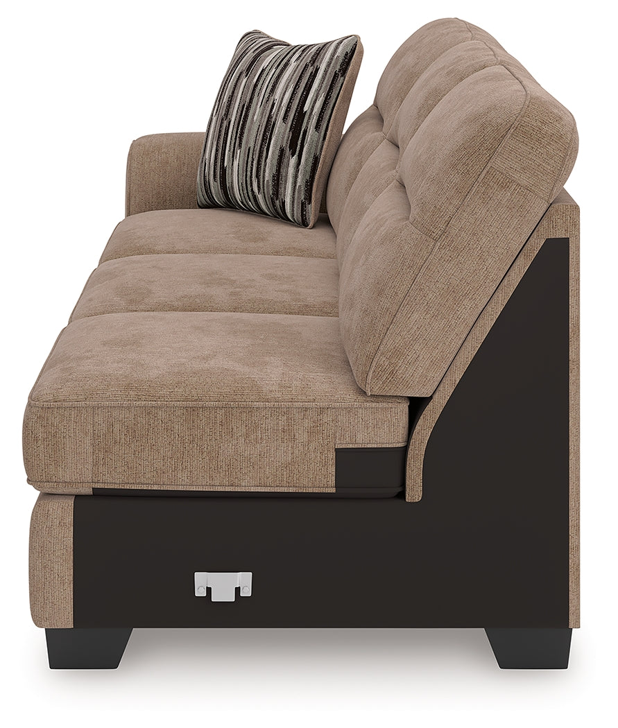 Olten Mocha Left-Arm Facing Sofa from Ashley - Luna Furniture