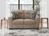 Olten Mocha Loveseat from Ashley - Luna Furniture