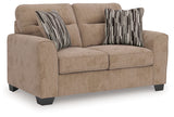 Olten Mocha Loveseat from Ashley - Luna Furniture