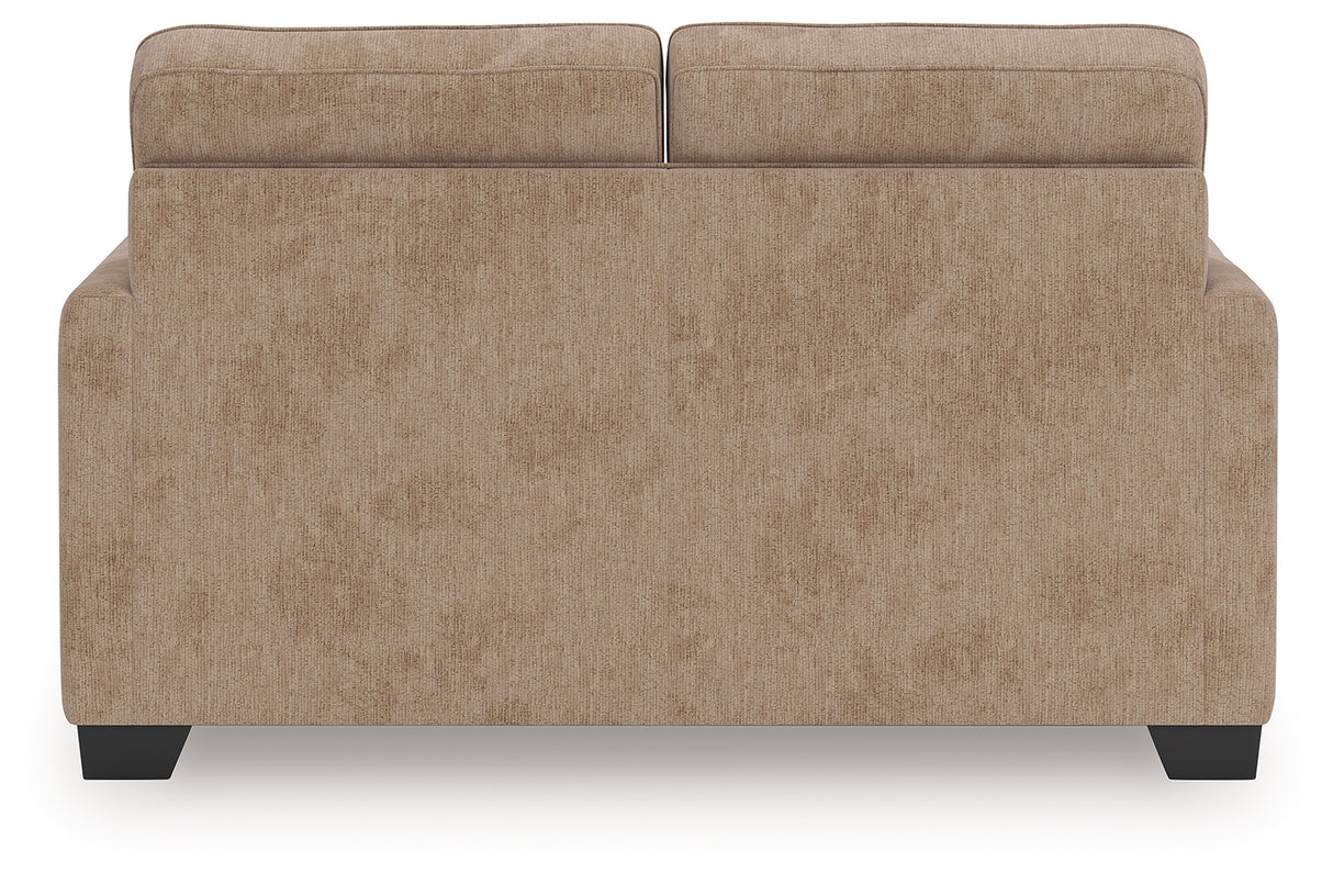 Olten Mocha Loveseat from Ashley - Luna Furniture
