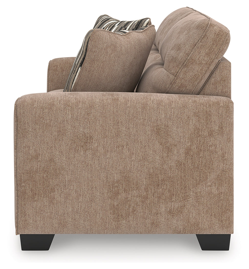 Olten Mocha Loveseat from Ashley - Luna Furniture
