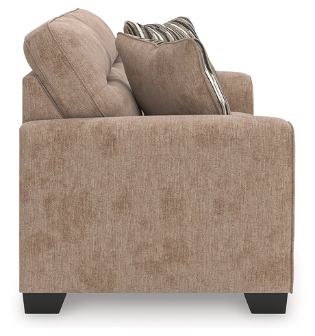 Olten Mocha Loveseat from Ashley - Luna Furniture