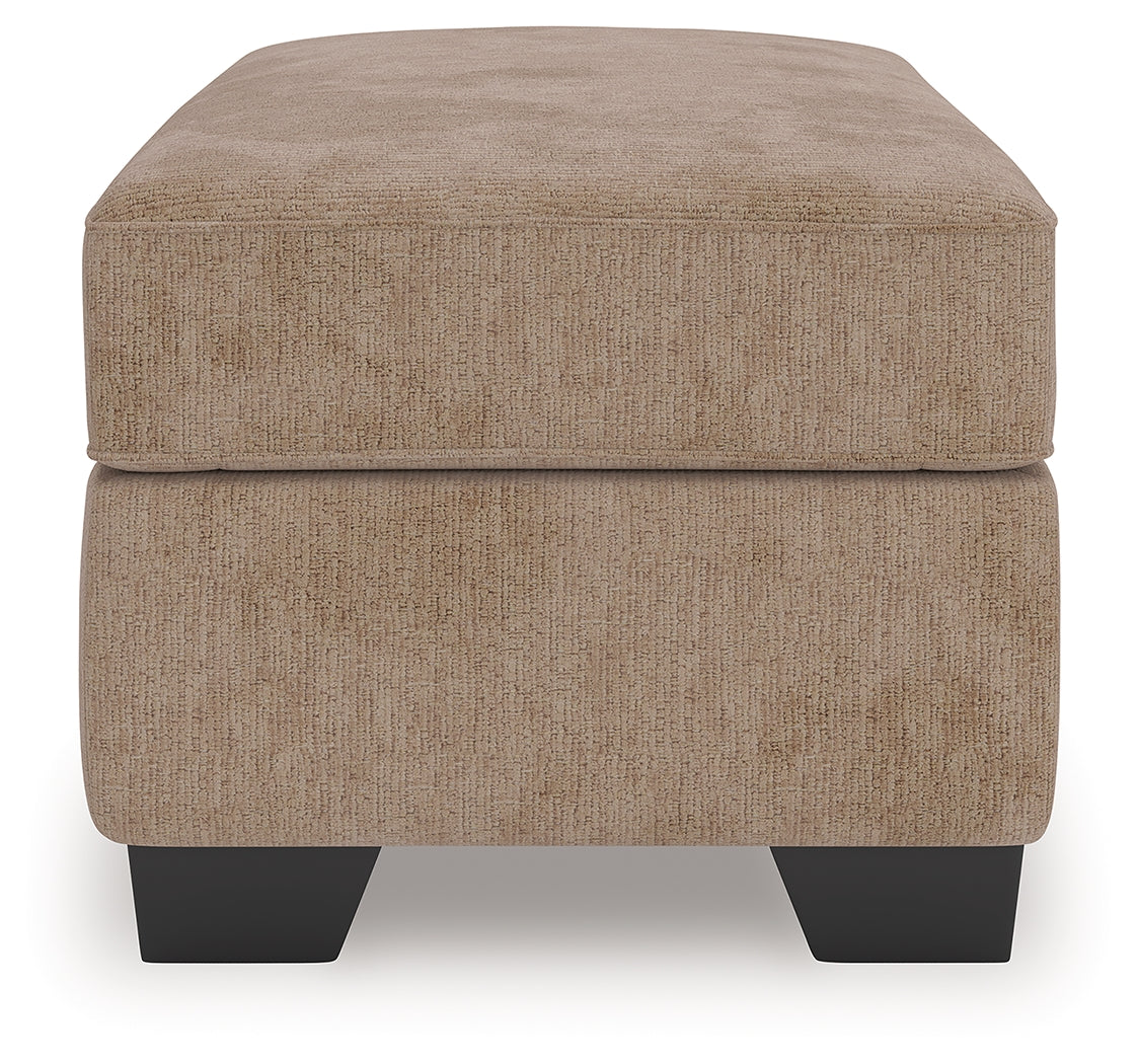 Olten Mocha Ottoman from Ashley - Luna Furniture