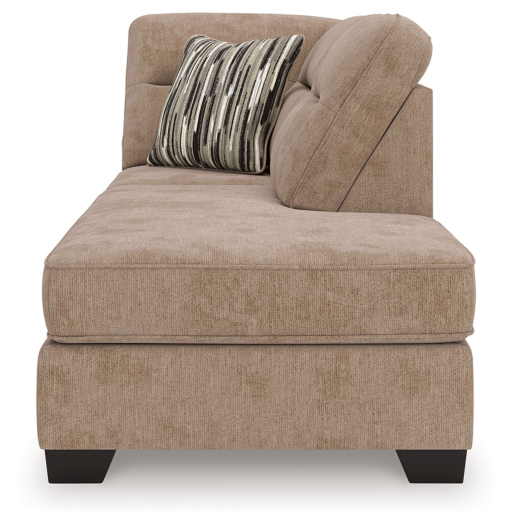 Olten Mocha Right-Arm Facing Corner Chaise from Ashley - Luna Furniture