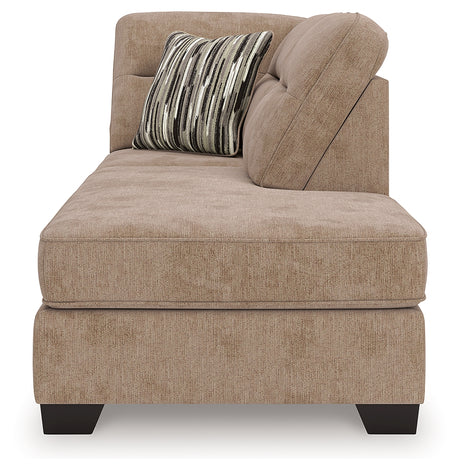 Olten Mocha Right-Arm Facing Corner Chaise from Ashley - Luna Furniture