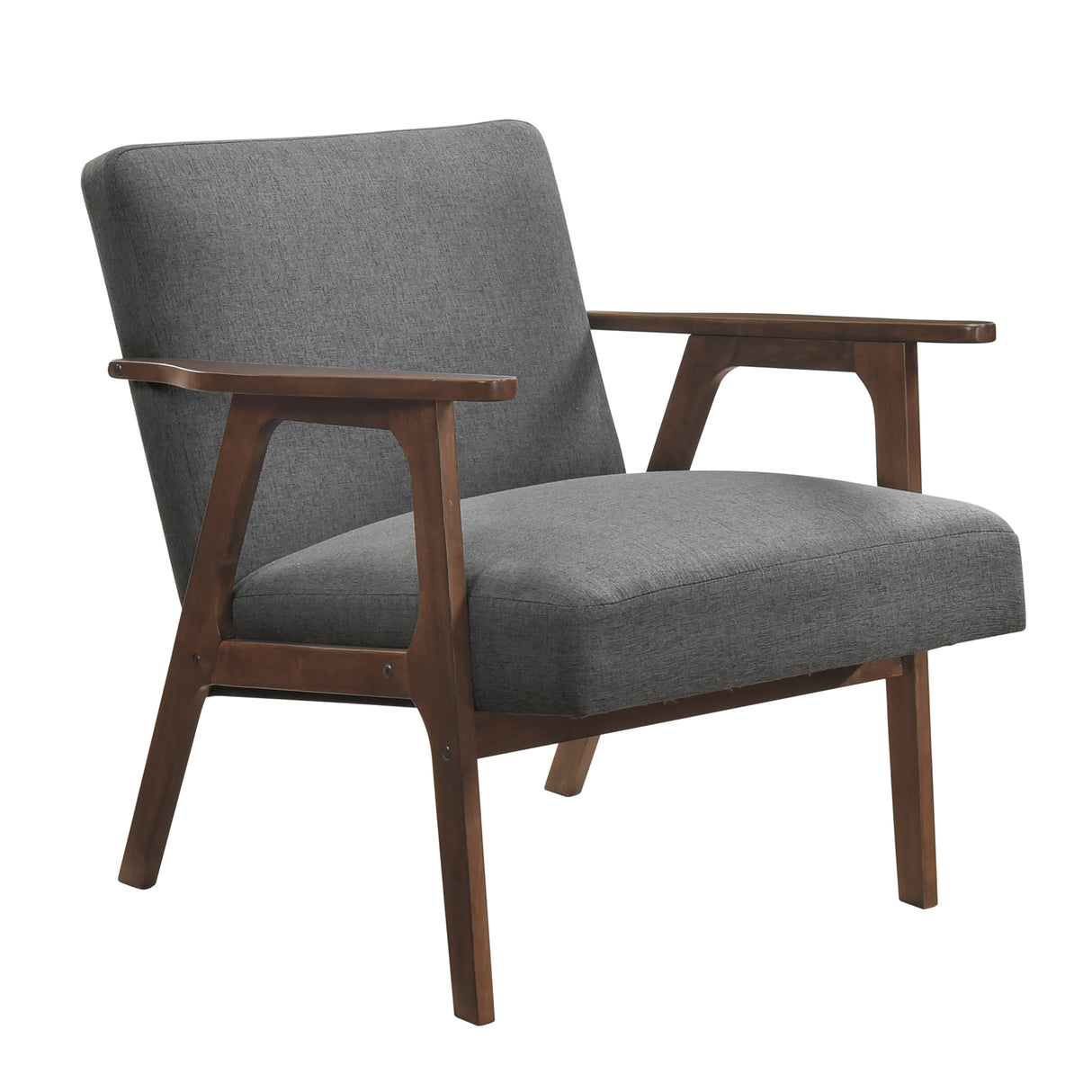 Omara Dark Gray Accent Chair from Homelegance - Luna Furniture