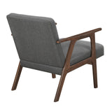 Omara Dark Gray Accent Chair from Homelegance - Luna Furniture