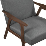 Omara Dark Gray Accent Chair from Homelegance - Luna Furniture