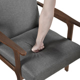 Omara Dark Gray Accent Chair from Homelegance - Luna Furniture