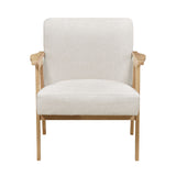 Omara Natural Beige Accent Chair from Homelegance - Luna Furniture