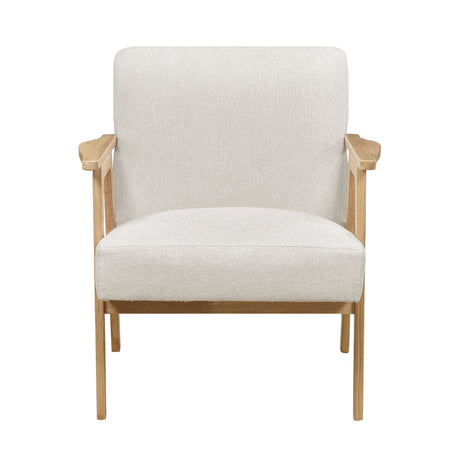 Omara Natural Beige Accent Chair from Homelegance - Luna Furniture