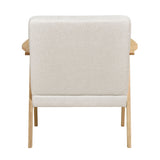 Omara Natural Beige Accent Chair from Homelegance - Luna Furniture