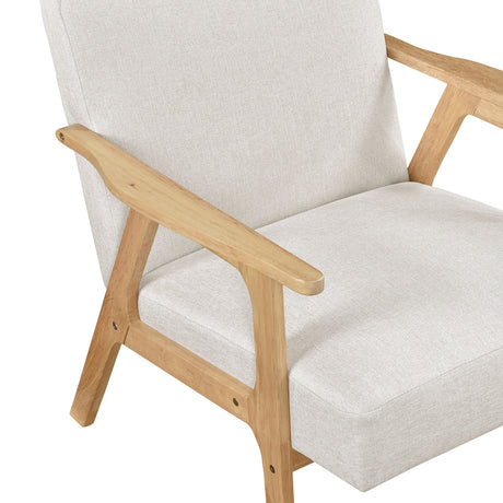 Omara Natural Beige Accent Chair from Homelegance - Luna Furniture